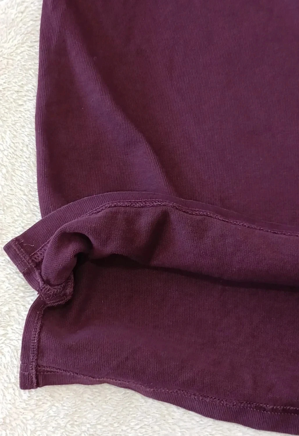Polo Lacoste mangas largas burdeos Talla 4 – photo 7
